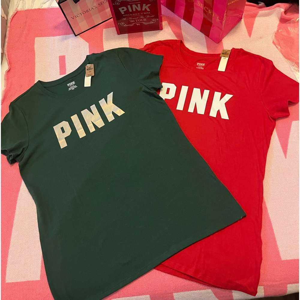 NWT VS Pink Bundle of Tees
